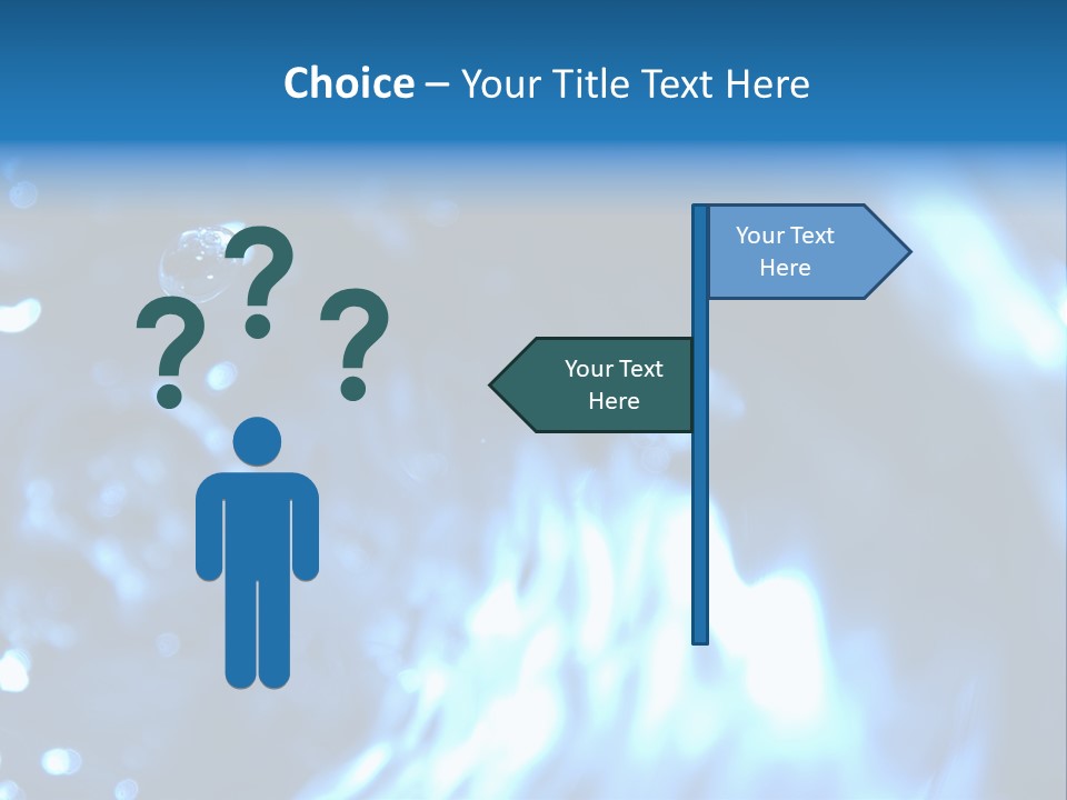 Water Drop Six PowerPoint Template