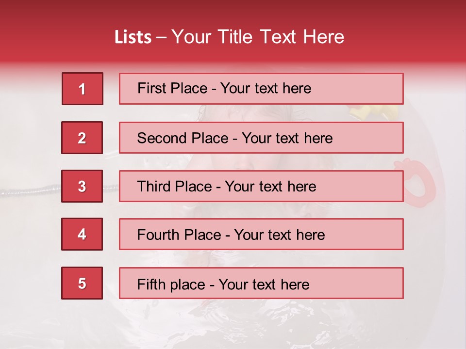 A Baby In A Bathtub With Toys In It PowerPoint Template
