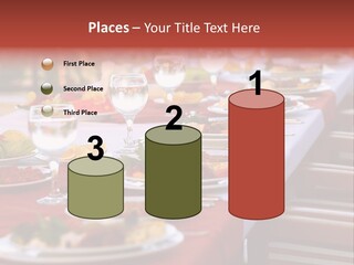 Party Table In Front Of Istanbul PowerPoint Template