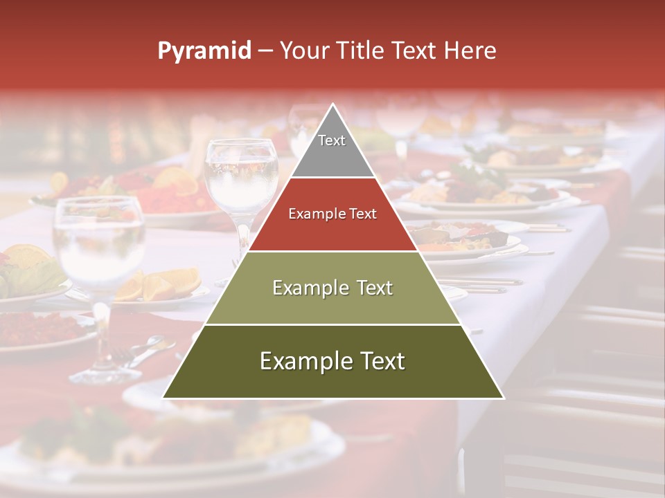 Party Table In Front Of Istanbul PowerPoint Template