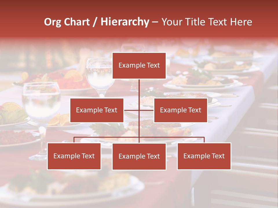 Party Table In Front Of Istanbul PowerPoint Template