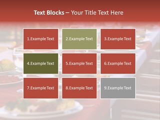 Party Table In Front Of Istanbul PowerPoint Template