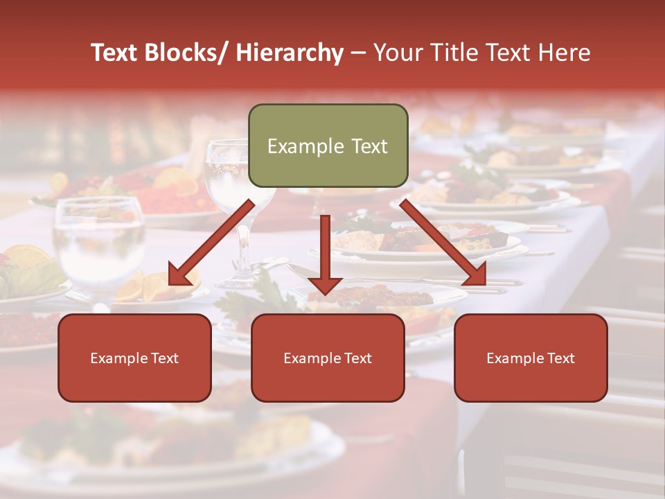 Party Table In Front Of Istanbul PowerPoint Template