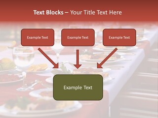 Party Table In Front Of Istanbul PowerPoint Template