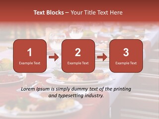 Party Table In Front Of Istanbul PowerPoint Template