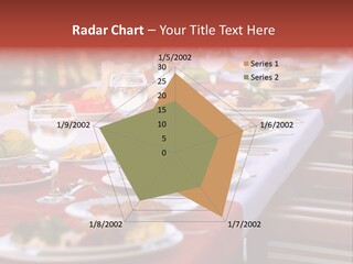 Party Table In Front Of Istanbul PowerPoint Template