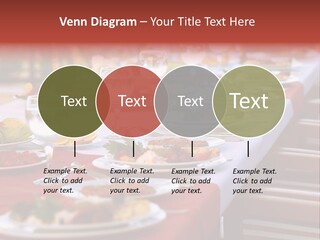 Party Table In Front Of Istanbul PowerPoint Template