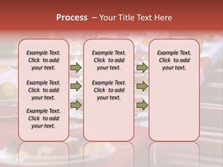 Party Table In Front Of Istanbul PowerPoint Template