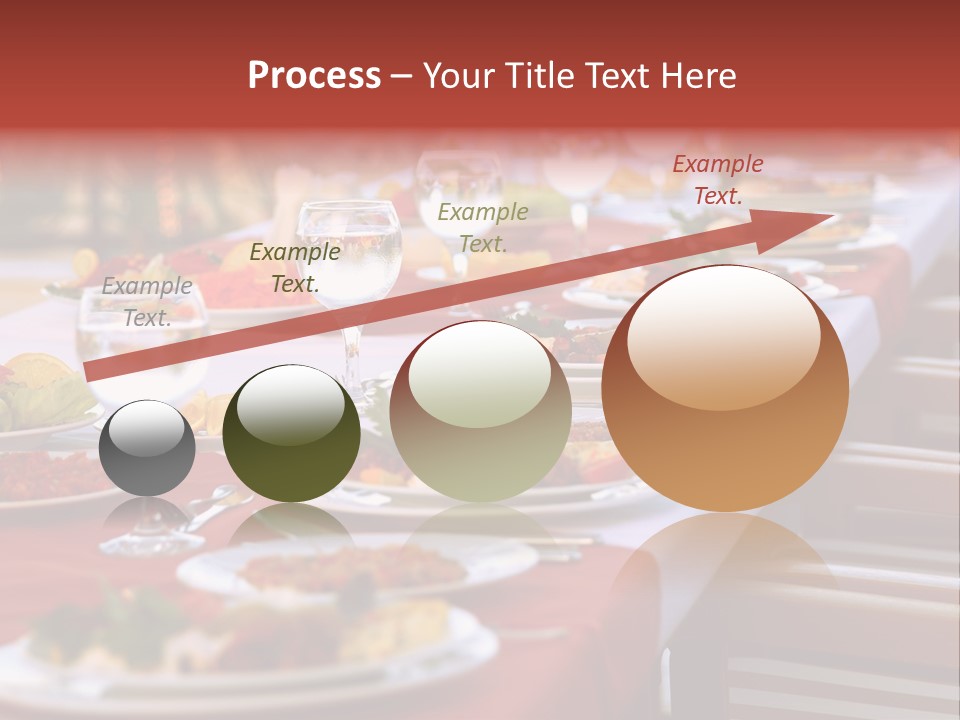 Party Table In Front Of Istanbul PowerPoint Template