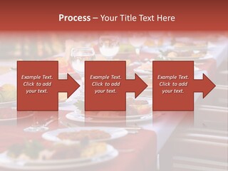 Party Table In Front Of Istanbul PowerPoint Template