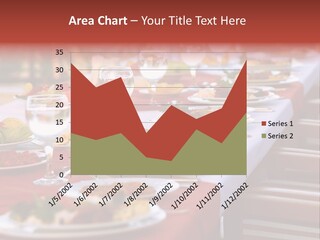 Party Table In Front Of Istanbul PowerPoint Template