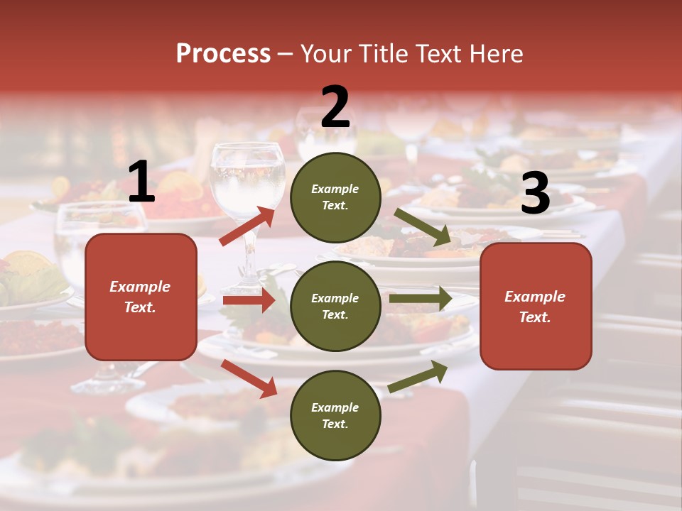 Party Table In Front Of Istanbul PowerPoint Template