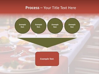 Party Table In Front Of Istanbul PowerPoint Template