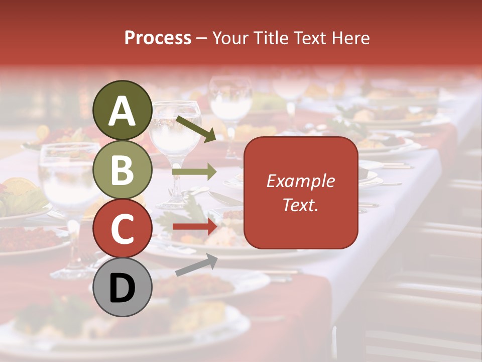 Party Table In Front Of Istanbul PowerPoint Template