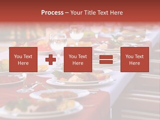 Party Table In Front Of Istanbul PowerPoint Template