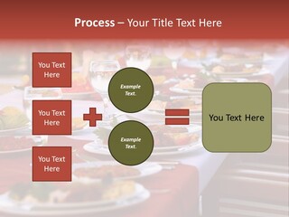 Party Table In Front Of Istanbul PowerPoint Template