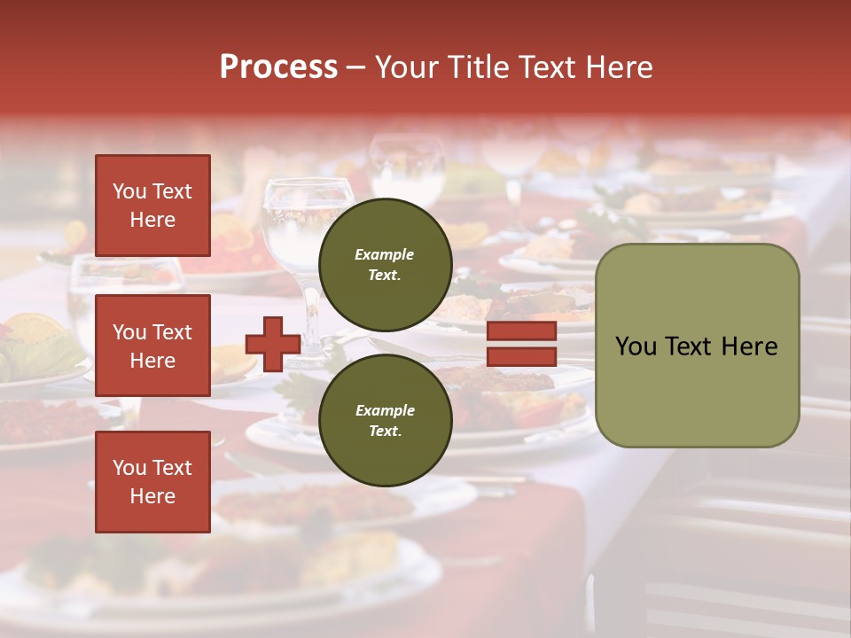 Party Table In Front Of Istanbul PowerPoint Template