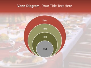 Party Table In Front Of Istanbul PowerPoint Template