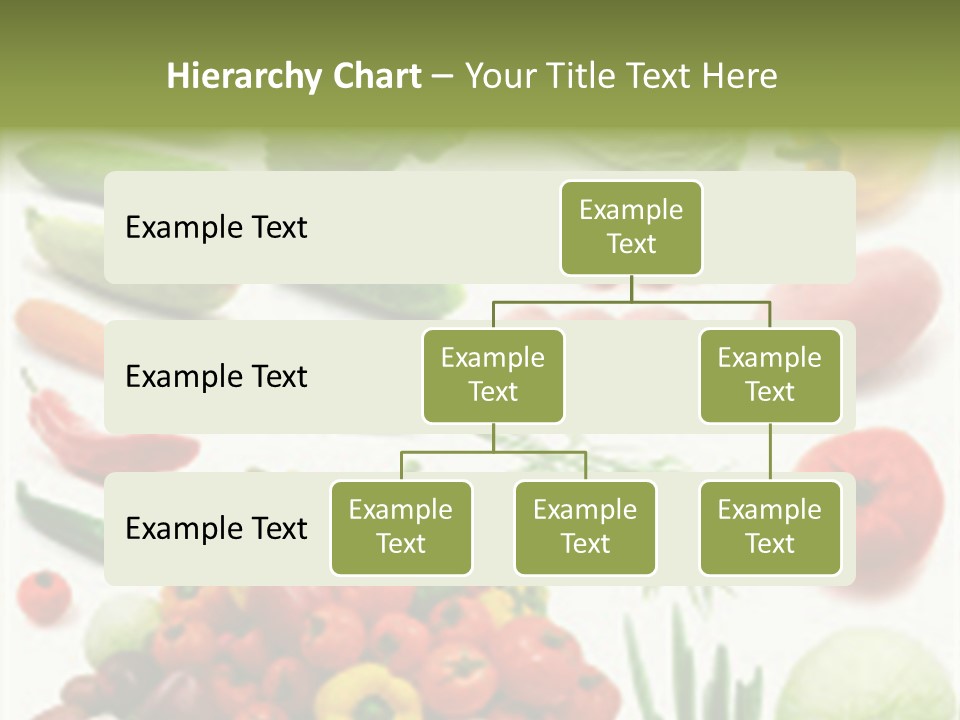 Large Page Of Vegetables Isolated On The White Background PowerPoint Template