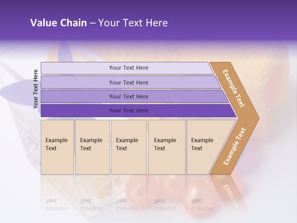 Bath Accessories And Beauty Products On White Background PowerPoint Template