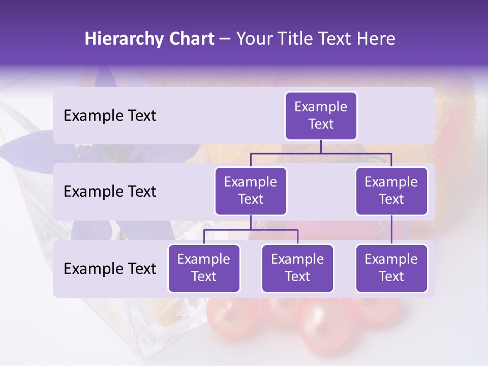 Bath Accessories And Beauty Products On White Background PowerPoint Template