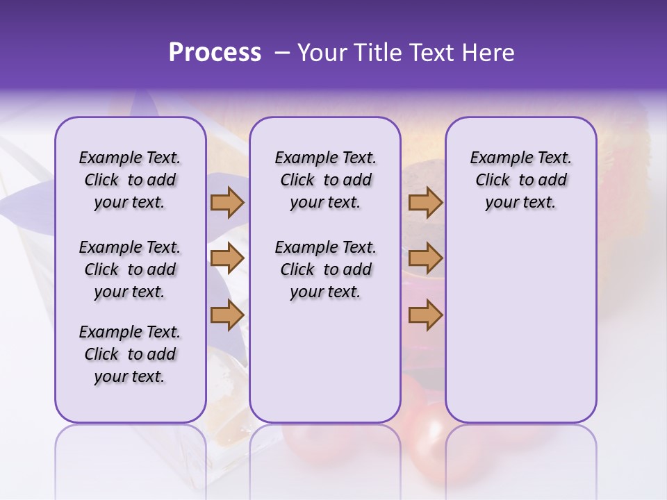 Bath Accessories And Beauty Products On White Background PowerPoint Template