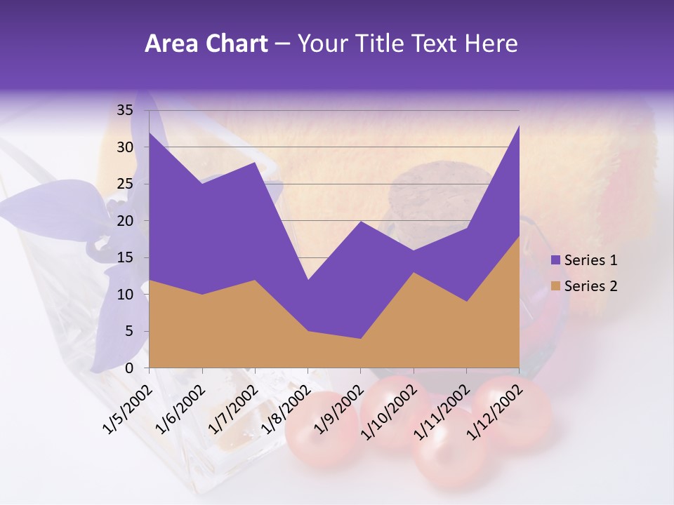 Bath Accessories And Beauty Products On White Background PowerPoint Template