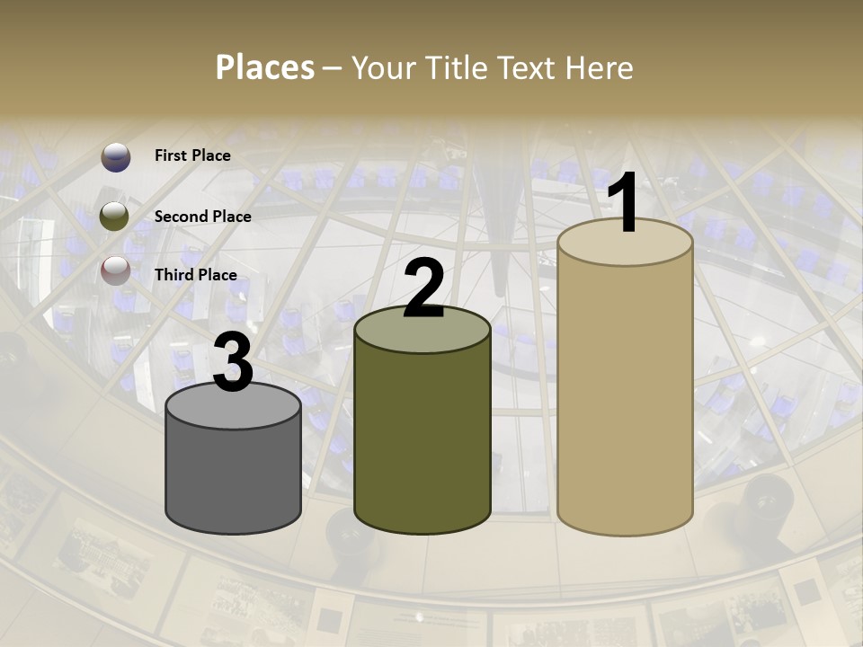 Girl Drinking Water Outdoor Silhouette PowerPoint Template