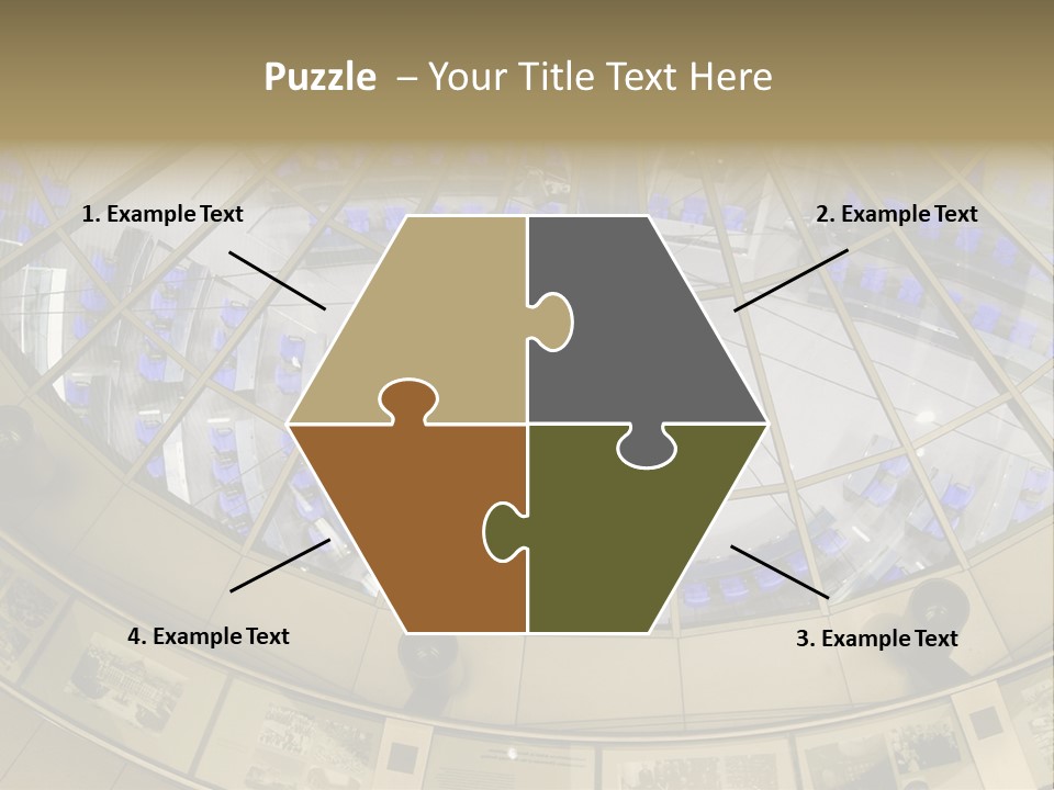 Girl Drinking Water Outdoor Silhouette PowerPoint Template