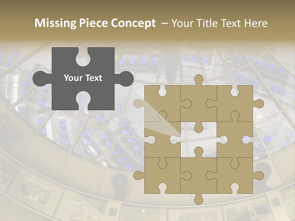 Girl Drinking Water Outdoor Silhouette PowerPoint Template