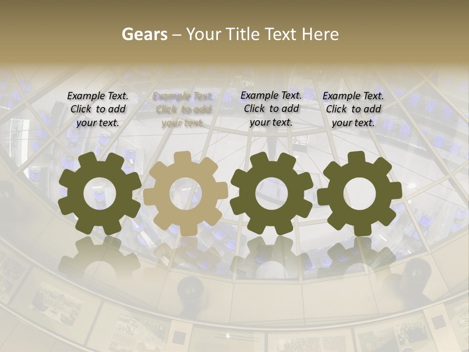 Girl Drinking Water Outdoor Silhouette PowerPoint Template