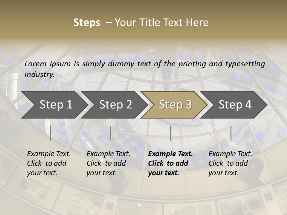 Girl Drinking Water Outdoor Silhouette PowerPoint Template