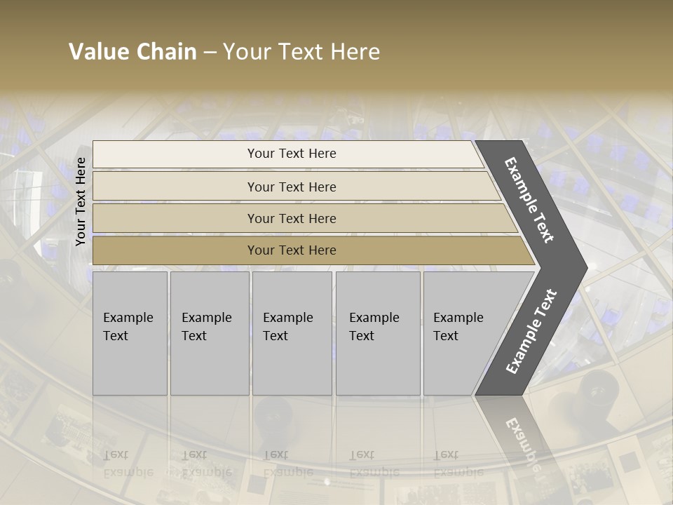 Girl Drinking Water Outdoor Silhouette PowerPoint Template