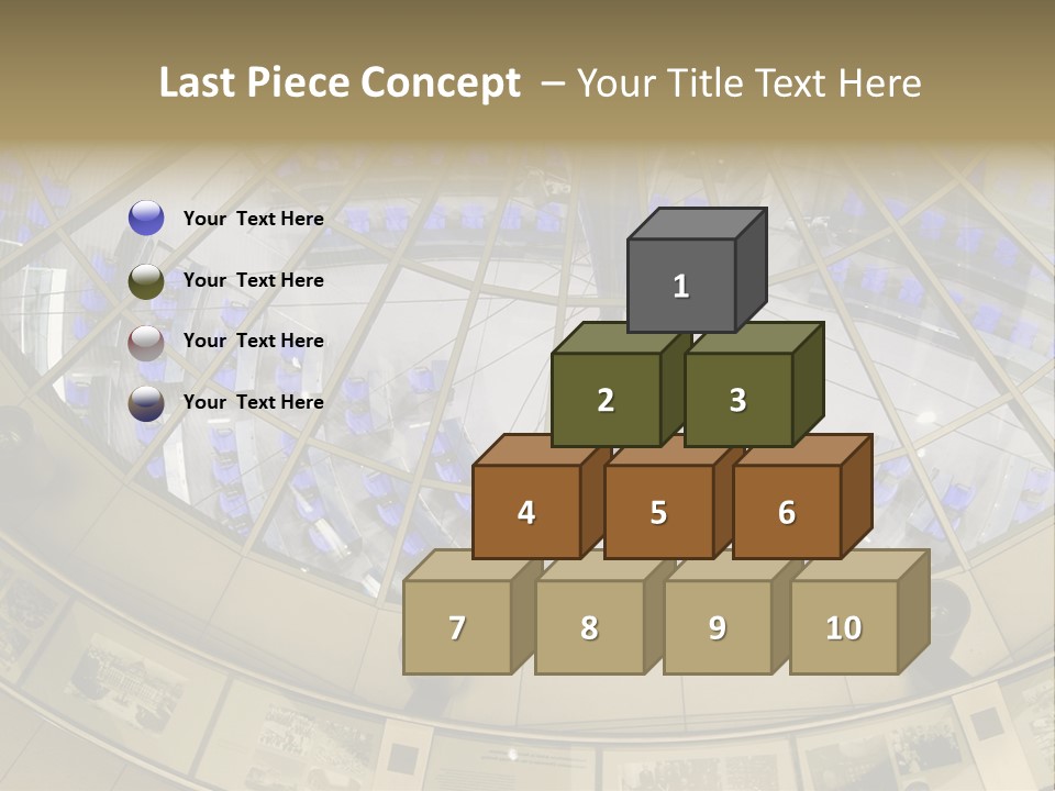 Girl Drinking Water Outdoor Silhouette PowerPoint Template