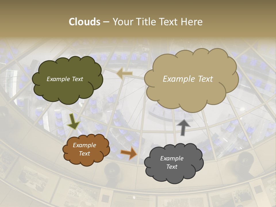 Girl Drinking Water Outdoor Silhouette PowerPoint Template