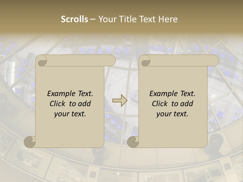 Girl Drinking Water Outdoor Silhouette PowerPoint Template