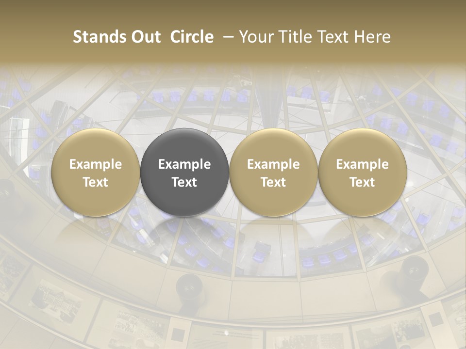 Girl Drinking Water Outdoor Silhouette PowerPoint Template