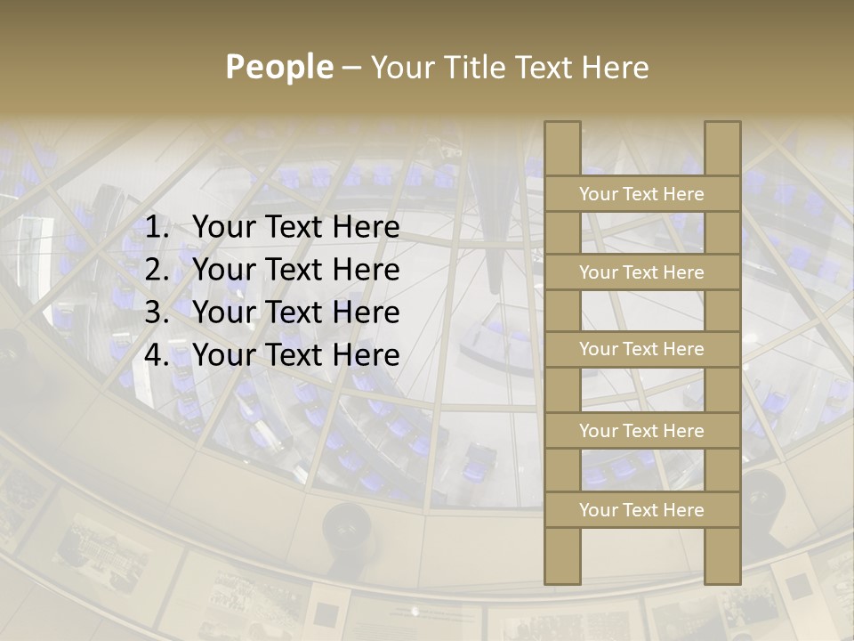 Girl Drinking Water Outdoor Silhouette PowerPoint Template