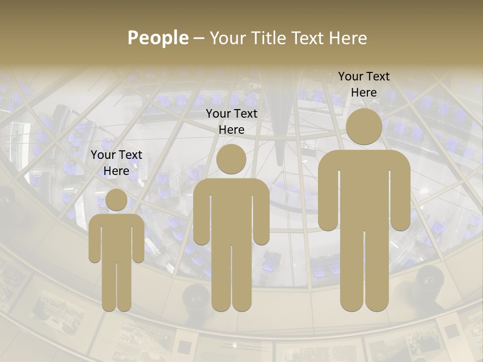 Girl Drinking Water Outdoor Silhouette PowerPoint Template