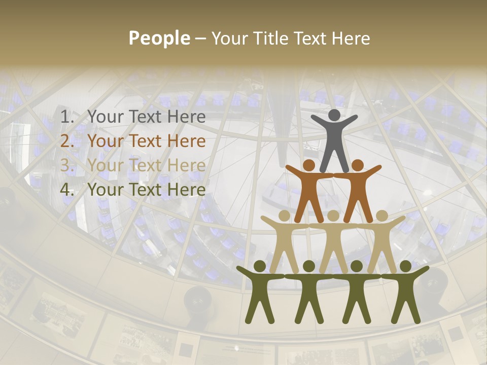 Girl Drinking Water Outdoor Silhouette PowerPoint Template