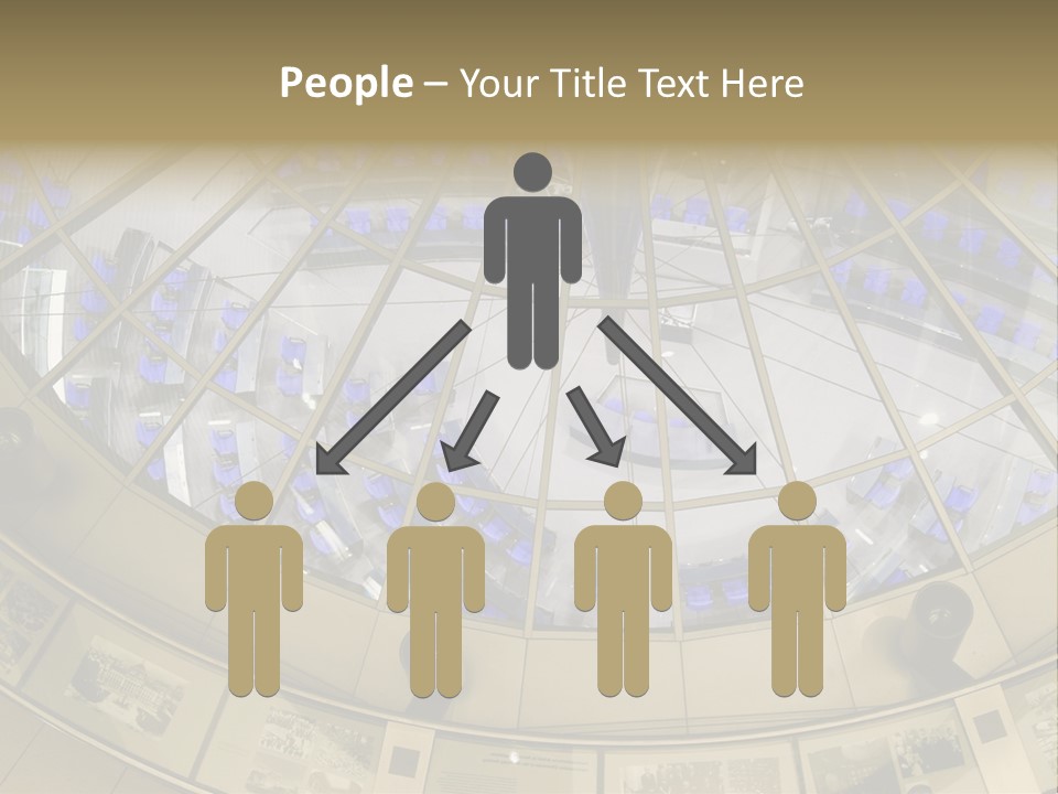 Girl Drinking Water Outdoor Silhouette PowerPoint Template