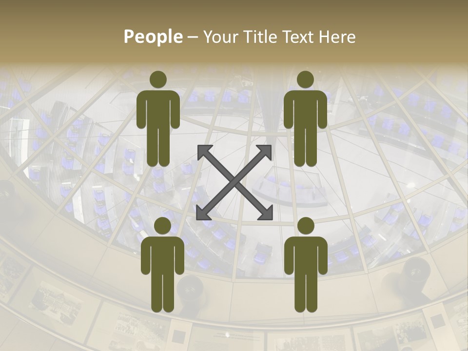 Girl Drinking Water Outdoor Silhouette PowerPoint Template