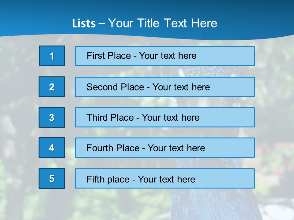 Peacock PowerPoint Template