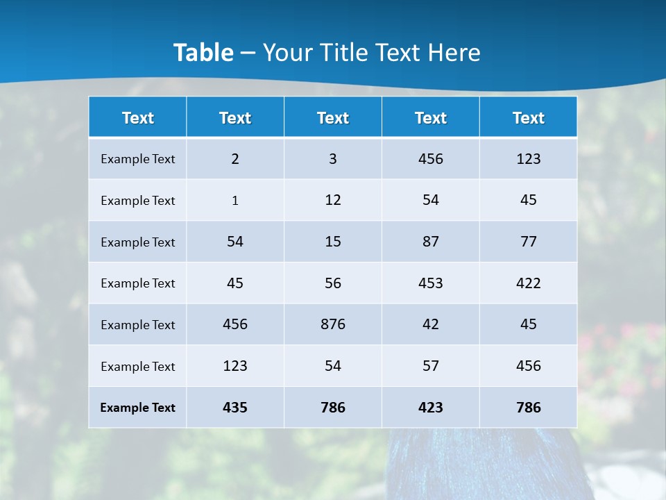 Peacock PowerPoint Template
