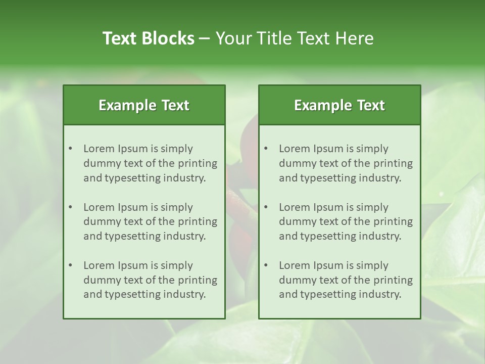 Branch Of A Coffee Tree With Ripe Fruits PowerPoint Template