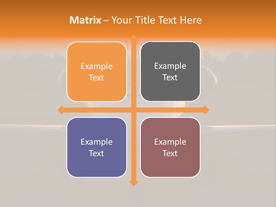 Corporate Jet PowerPoint Template