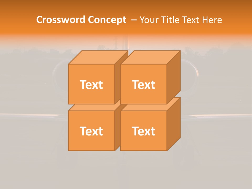 Corporate Jet PowerPoint Template