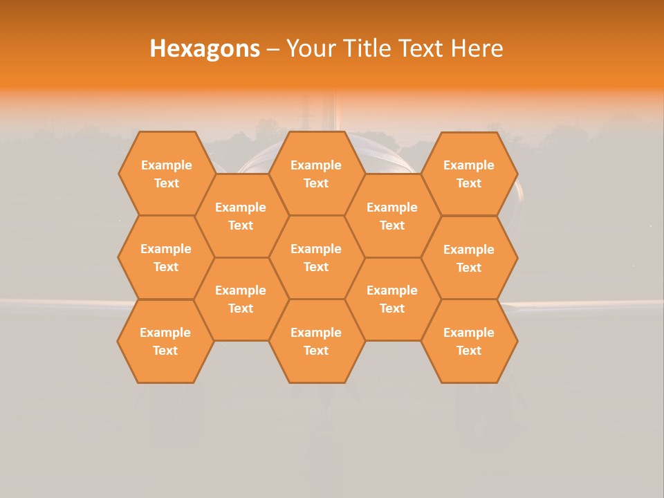 Corporate Jet PowerPoint Template