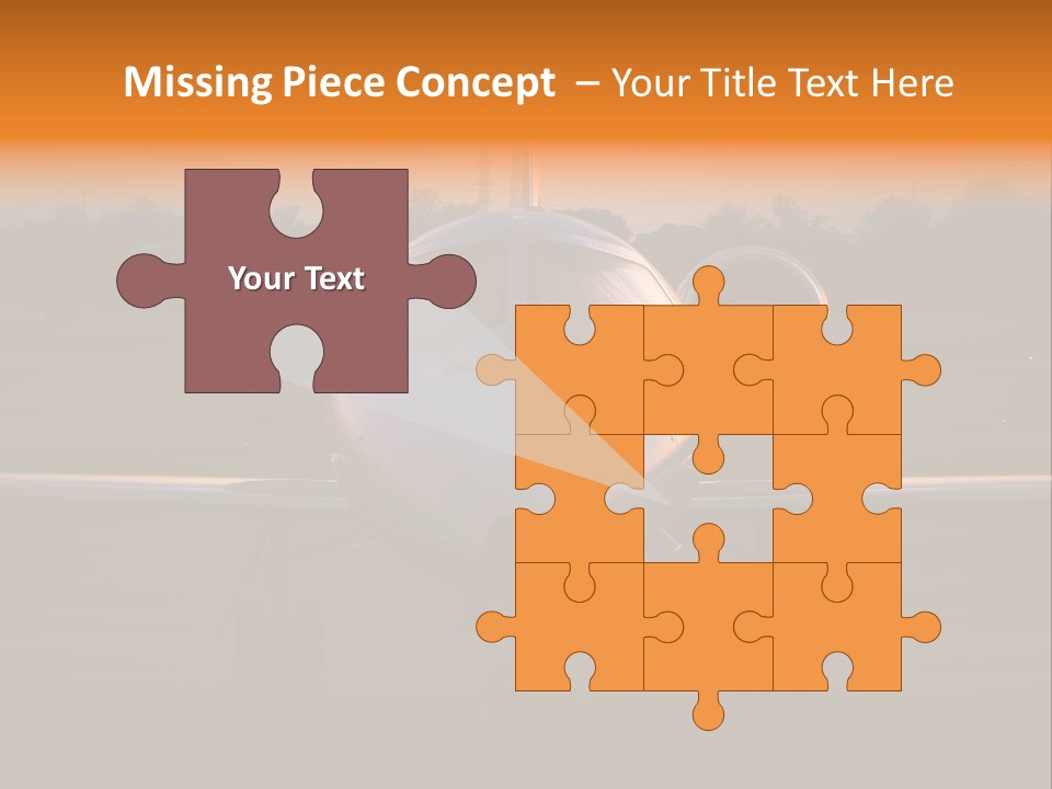 Corporate Jet PowerPoint Template