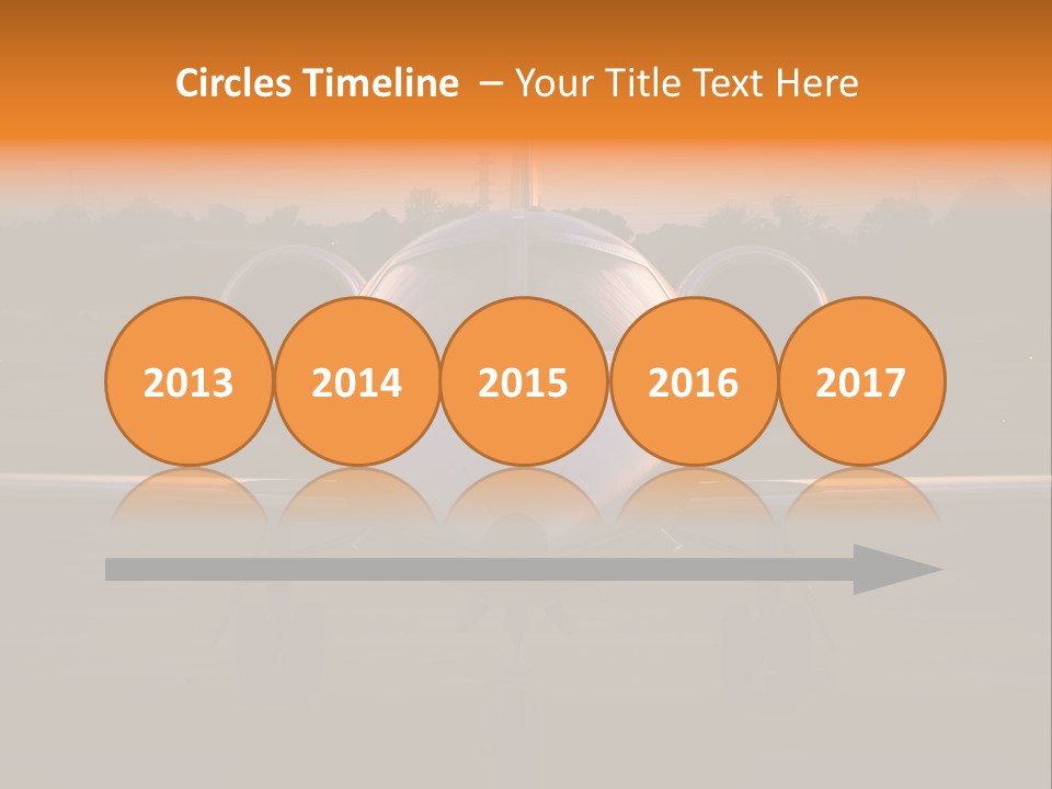 Corporate Jet PowerPoint Template